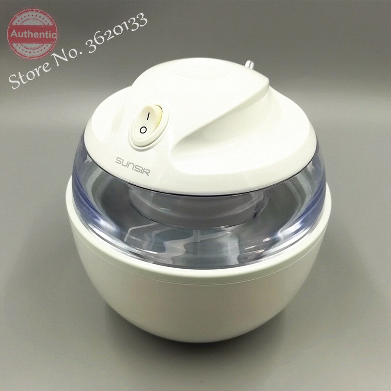 Máquina de helados para el hogar de 220V, máquina de helados portátil disponible, fácil operación, , 0,6 l