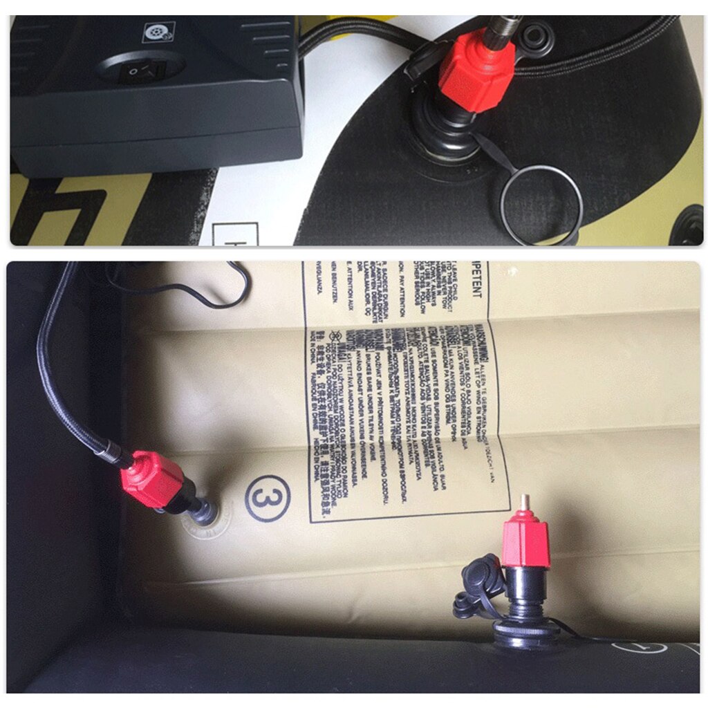5 stück 4 in1 Pumpe Ventil Adapter Aufblasbare Stiefel Luft Ventil Adapter Gummi Floß Luftmatratze Schwimmen Stiefel Kajak Zubehör