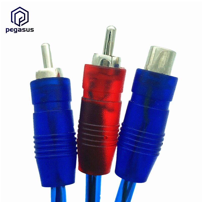 20Cm Rca Vrouwelijke Jack Naar 2RCA Plug Male Y Splitter Audio Video Adapter Korte Kabel