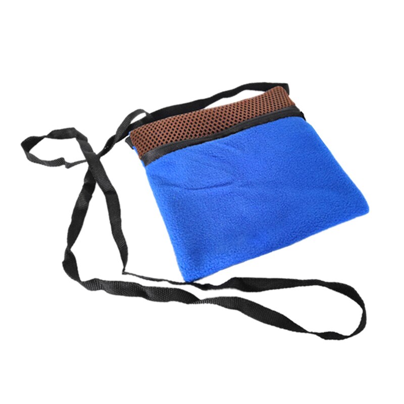 Saco de dormir saliente de animales pequeños, hamaca, ratas, hámster, bolsa de viaje con correa para el hombro, bolso para planeador de azúcar C42: Deep Blue
