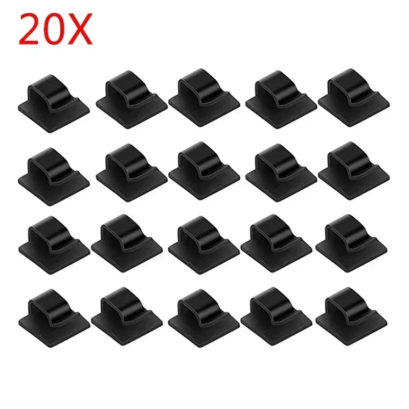Universal D/wiring Accessories Cable Clamp Waterproof Press Self-Adhesive Adjustable Rubber Cable Gland Office Passes Cables: Blue