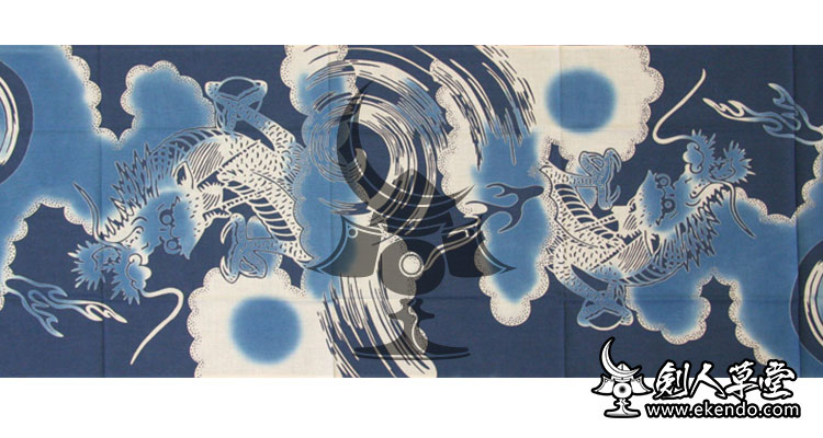 -IKENDO. NETTO-TENGLONG Tenugui-36X96 CM handdoek 100% Katoen traditionele japanse kendo tenugui