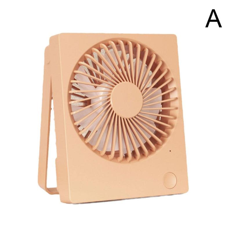 Portable Table Fan Cooling USB Desktop Fan Mini Air Cooler Rotation Adjustable Angle For Office Household USB Fan: 500mah pink