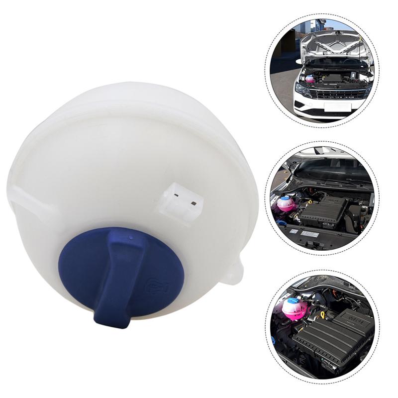 Tanque de expansión de refrigerante de tanque de agua de botella de radiador con tapa para vehículo de coche