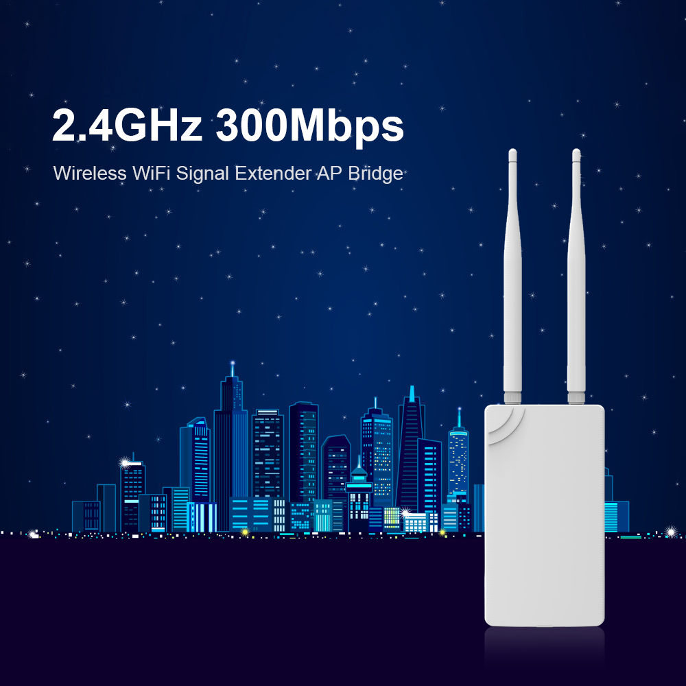 300Mbps Wireless WiFi Signal Extender Network Antenna Signal Amplifier 802.11n/b/g Signal Booster High Power 2.4GHz Outdoors