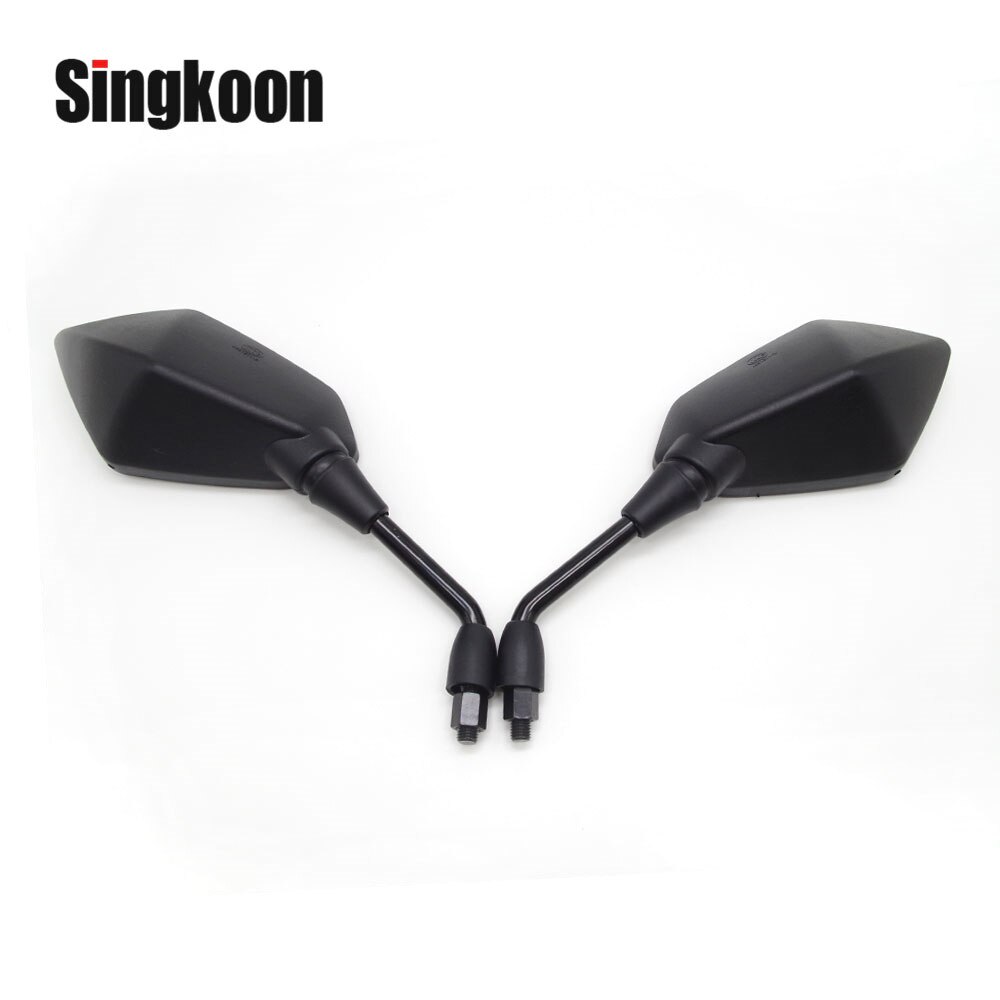 Universal 10mm motorrad spiegel Zubehör Schwarz Side Rückspiegel FÜR piaggio benelli leoncino honda schatten 750 hyosung