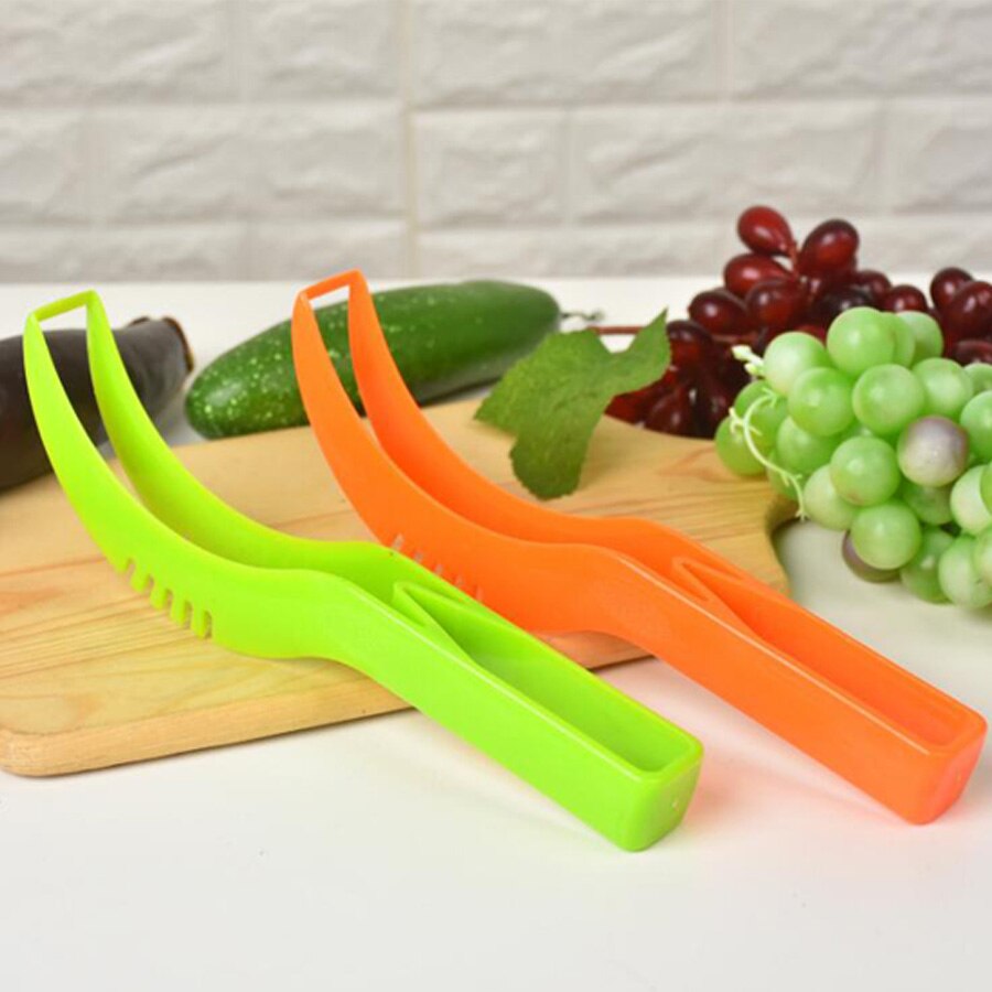 plastic Watermelon Cut Fruit Dividers Cantaloupe Slicer Artifact Watermelon Slicer Cutter Watermelon Slicer Fruit Cutter