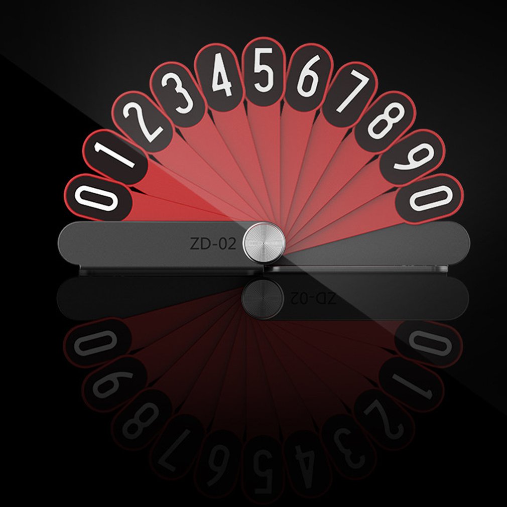 Auto Tijdelijke Parkeerkaart Telefoon Nummer Plaat Pauw Verspreiden Staart Vorm Parkeerkaart Universele voor Auto &#39;S