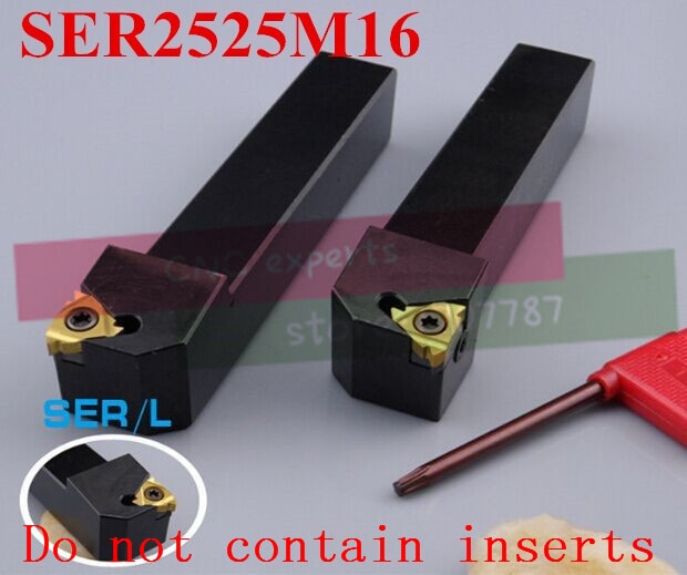 SER2525M16,External Thread Turning Tool Lathe Cutting Tools CNC Turning Lathe Machine Tools Turning Tool Holder