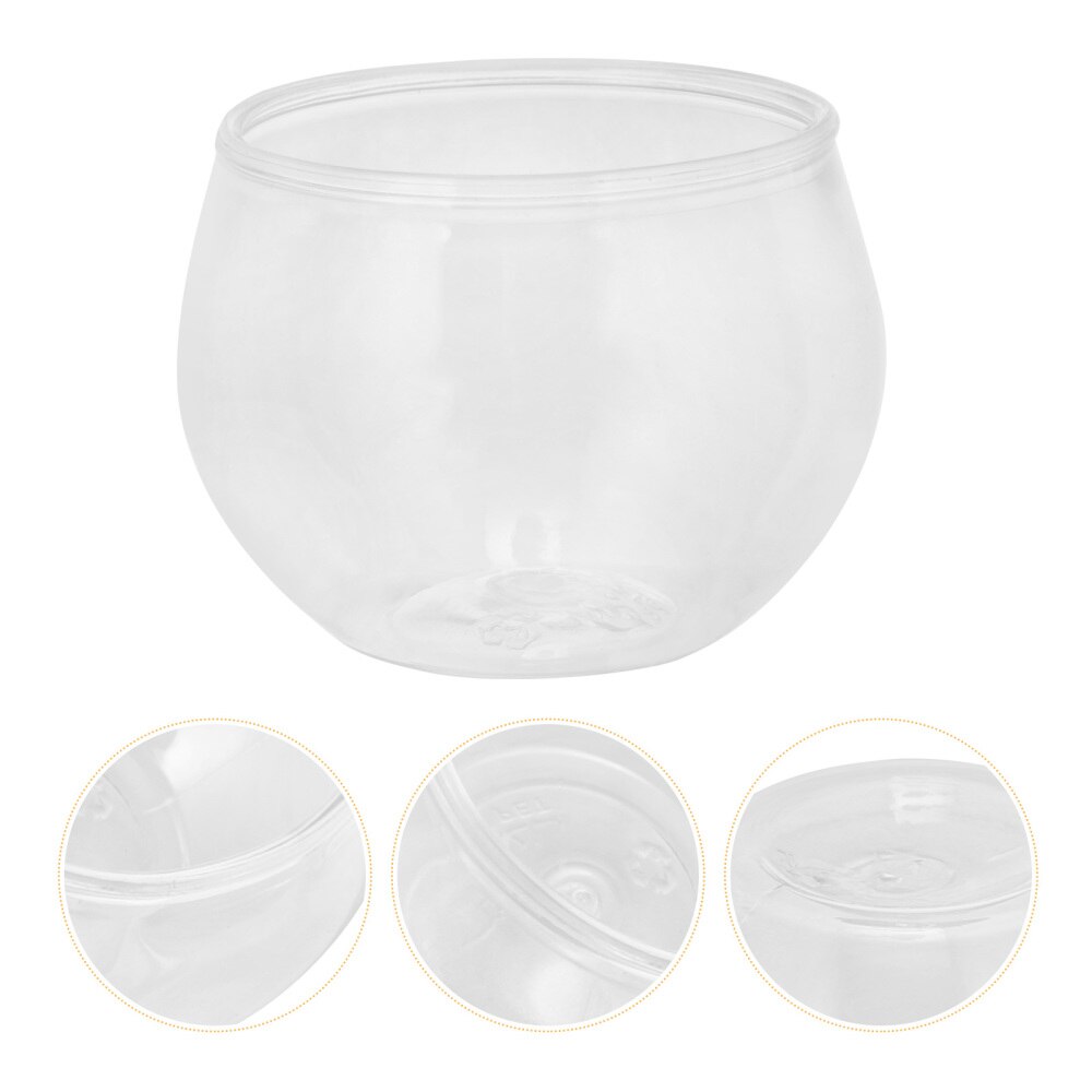 12 Pcs 75 Recyclable Pastry Cups Convenient Appetizer Cups (Transparent): Default Title