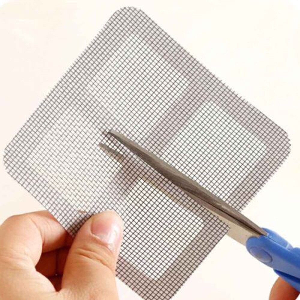 3pcs/9pcs Window Home Adhesive Mosquito Fly Bug Insect Repair Screen Wall Patch Stickers Mesh Window Screen Repair Screen W