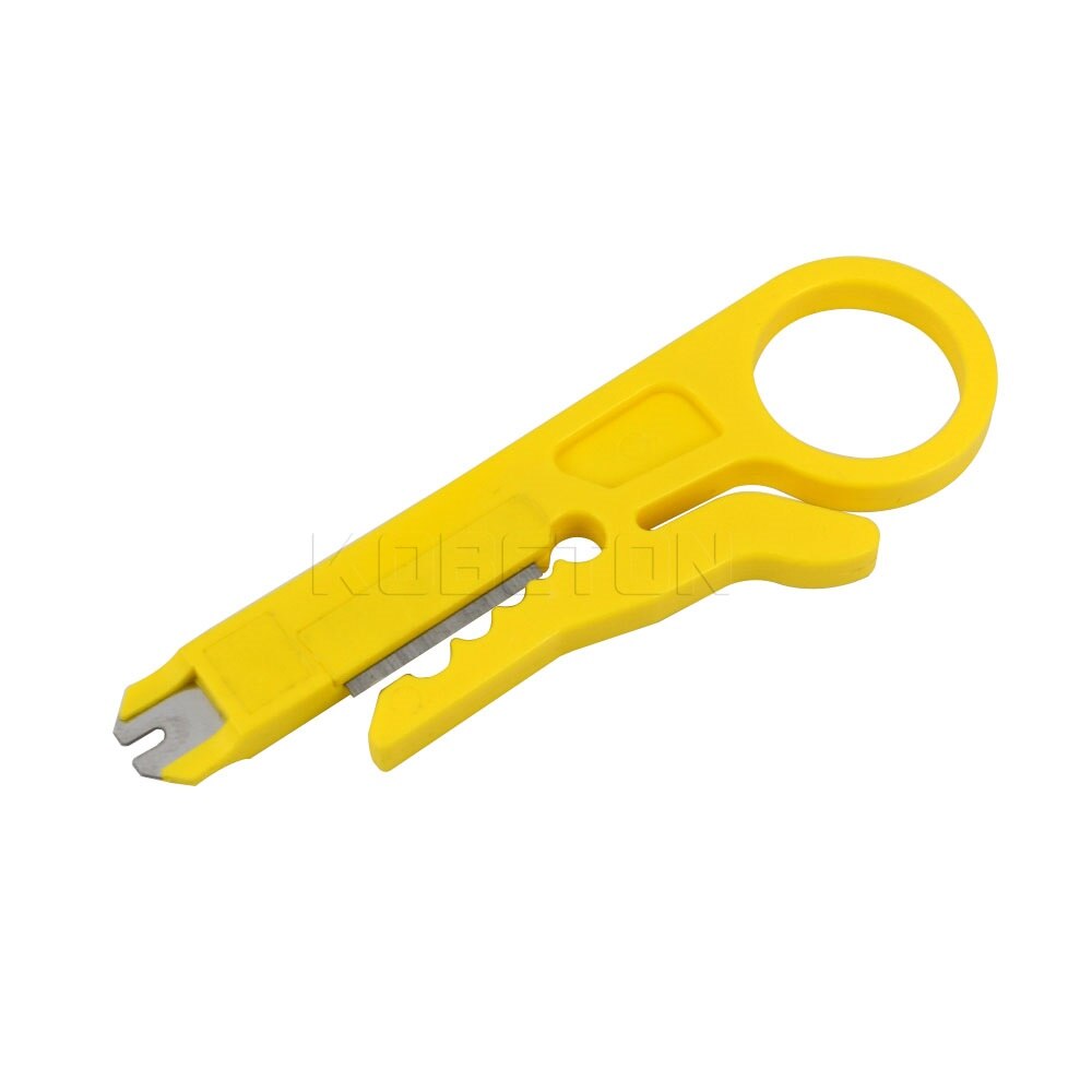 Network UTP Cable Cutter Stripper household Rotary Punch Down RJ45 Cat5 RJ12 RJ11 Punch Down Wire Tool with