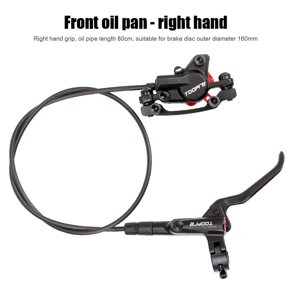 TOOPRE-Kit de frenos hidráulicos para bicicleta de montaña, pastillas de freno de disco delanteras y traseras, accesorios de Rotor