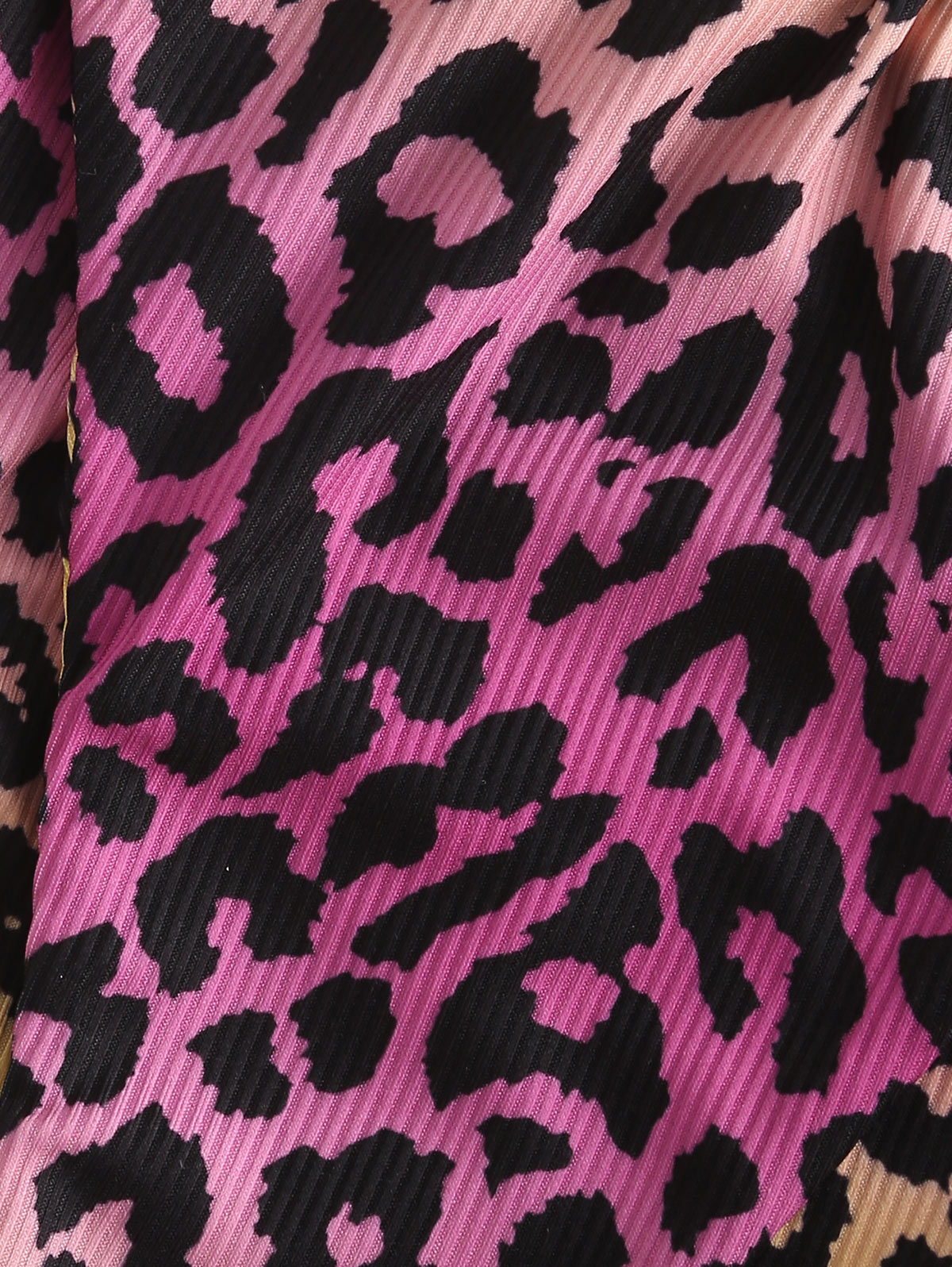 ZAFUL-Bikini con estampado de leopardo, traje de baño acanalado, envolvente