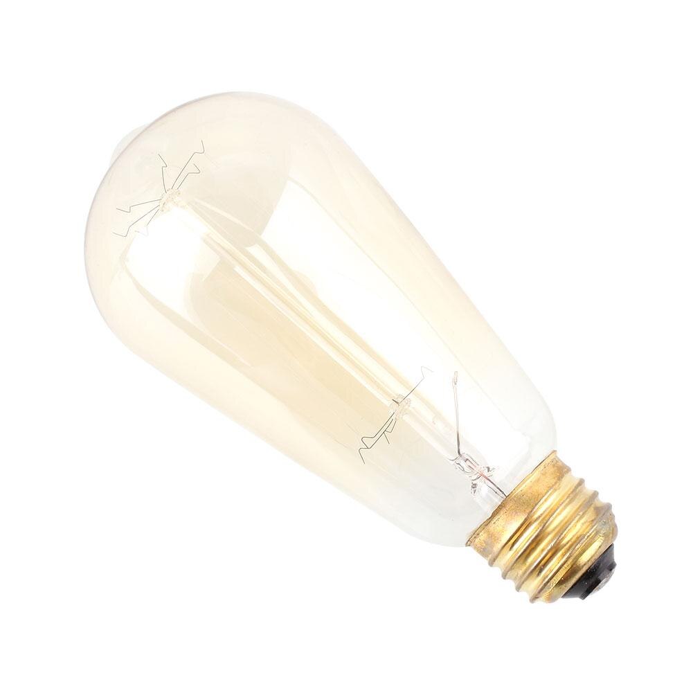 Heldere Retro E27 Edison Type Wolfraam Gloeilamp Glas Droplight AC120V