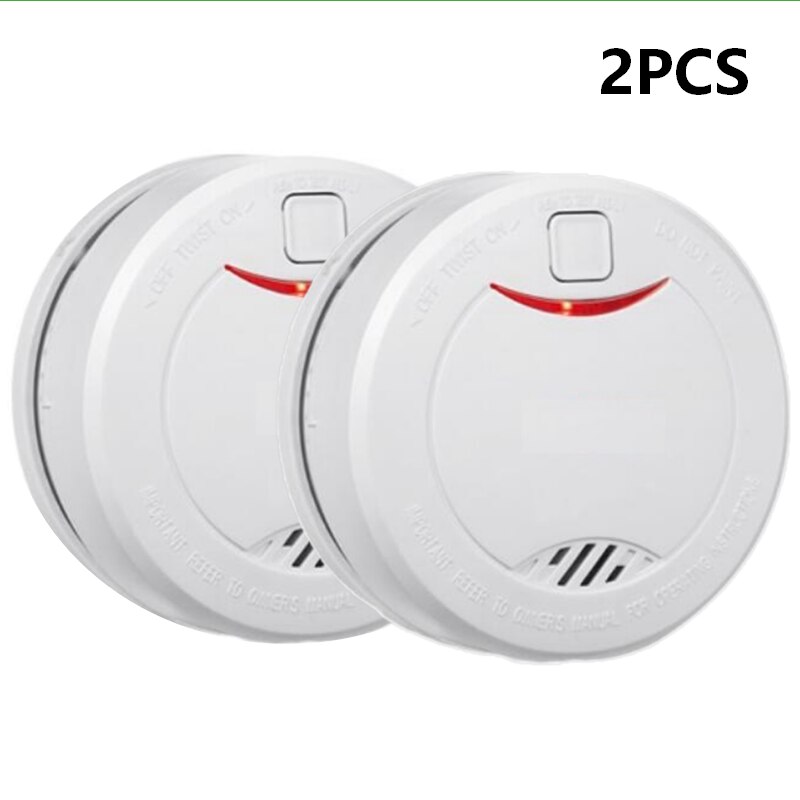 10 Years Smoke Detector EN14604 Approved Lithium Battery Photoelectric Sensor Standalone Fire Alarm For Home Kitchen: Default Title