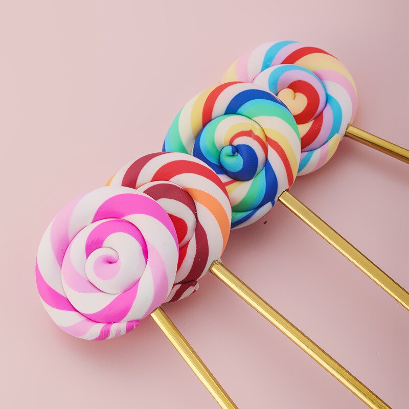 Cute Lollipop Children Spoon 304 Stainless Steel Coffee Stirring Spoon Dinner Fruit Fork Teaspoon Dessert Tea Scoop Tableware