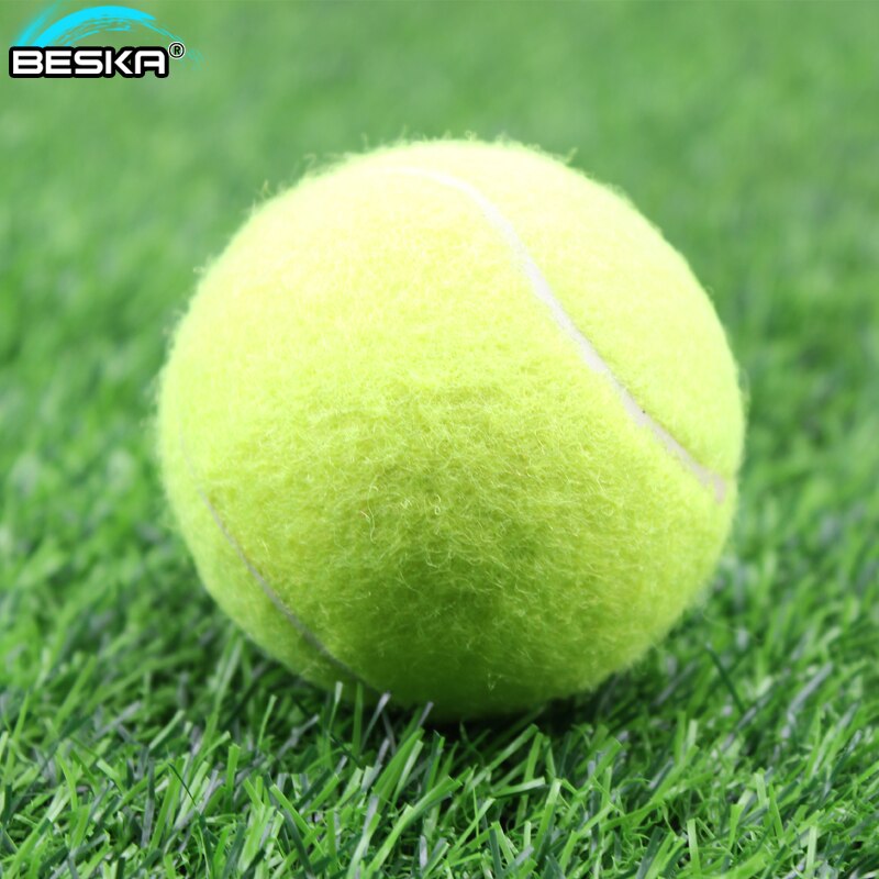 3pcs Rubber Tennis Ball High Resilience Durable Tennis Practice Ball For Club Competition Training Exercises