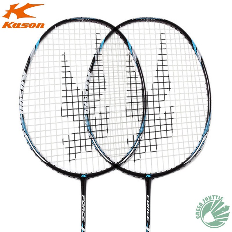 Producto de Kason raqueta de bádminton totalmente de carbono tipo ataque B3030 raqueta 1 par se engancha con: T110-BlackBlue