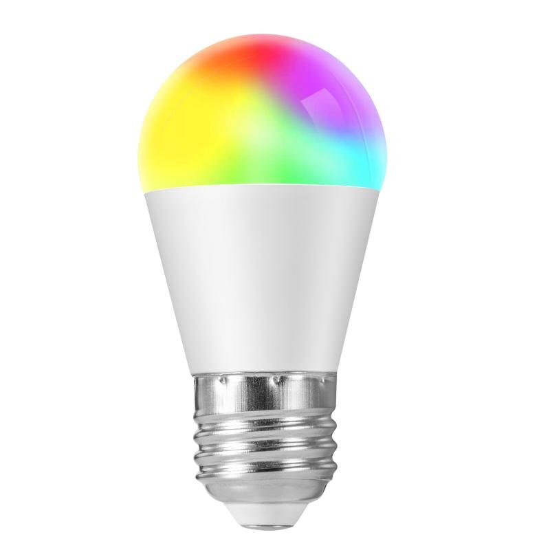 Led Wifi Slimme Lamp Dimbare Rgb Lamp E27 E26 B22 Voor Alexa Google Huis Changing Dimmen App Controle Lamp voor Alexa/Google: E26