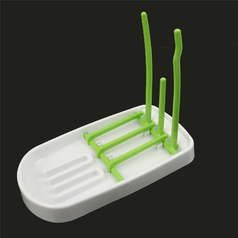 Butelka robić karmienia dziecka stojak na suszarkę kształt drzewa suszarka półka uchwyt robić karmienia kuchni narzędzia czerwony zielony: zielony