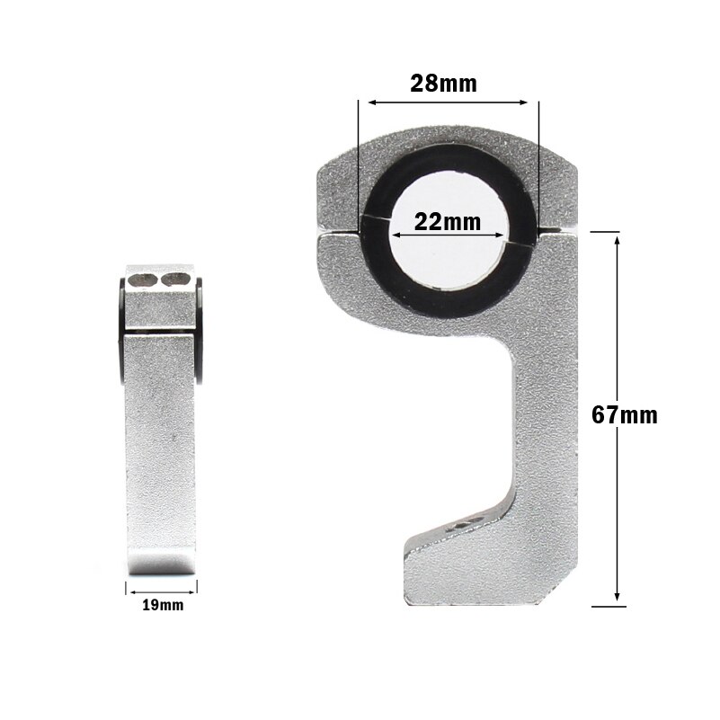 Motorcycle Handguard Bracket Mounting Bracket Holder 22 / 28mm Handle Retrofit Bracket hand guard parts