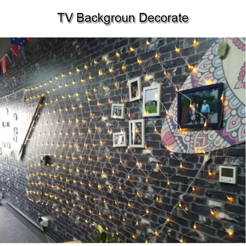 Led Net Mesh Lights 220V EU Plug String Lights wit... Grandado