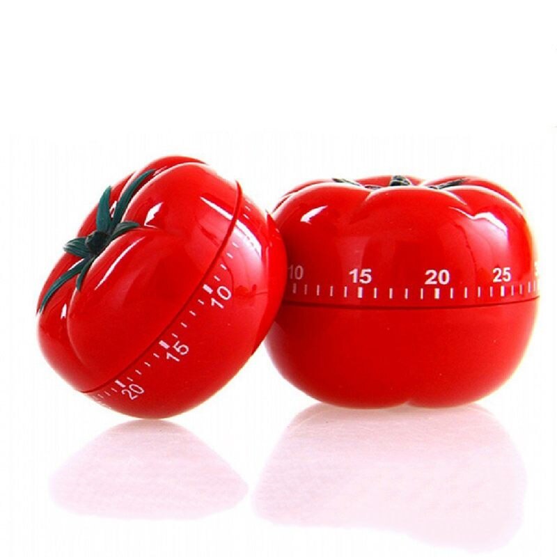 1-60Min 360 Degree Cute Indoor Kitchen Practical Tomato Mechanical Countdown Timer