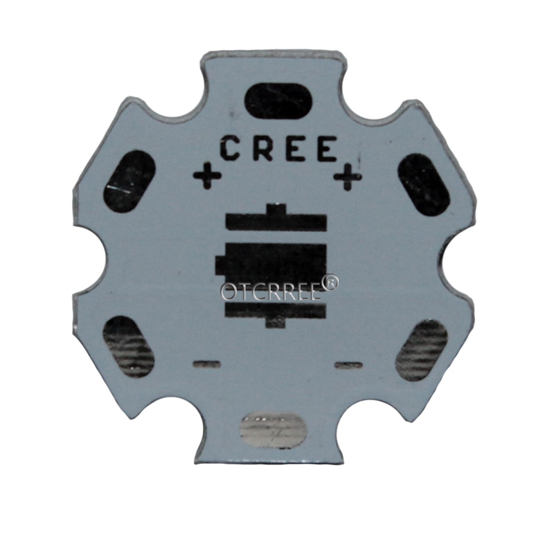 Cree XML2 XM-L2 XML T6 5050 led pcb płyta aluminiowa radiator płyta podstawowa płytka drukowana 32/25/20/16mm dla DIY światła