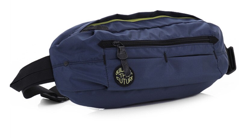 Mens Crossbody Hobos Bag Single Shoulder Strap Pack Unisex Chest Pack Street Trend Large capacity waist bag Travel bag: Blue