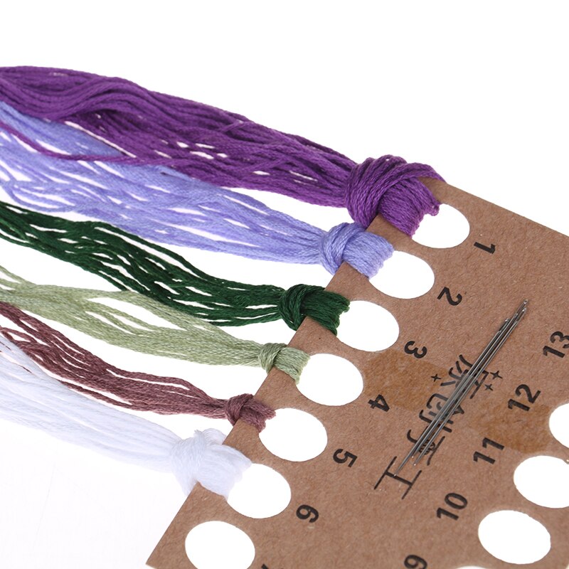 DIY Daisy Embroidery Handcraft Needlework Cross Stitch Kit Cotton Painting