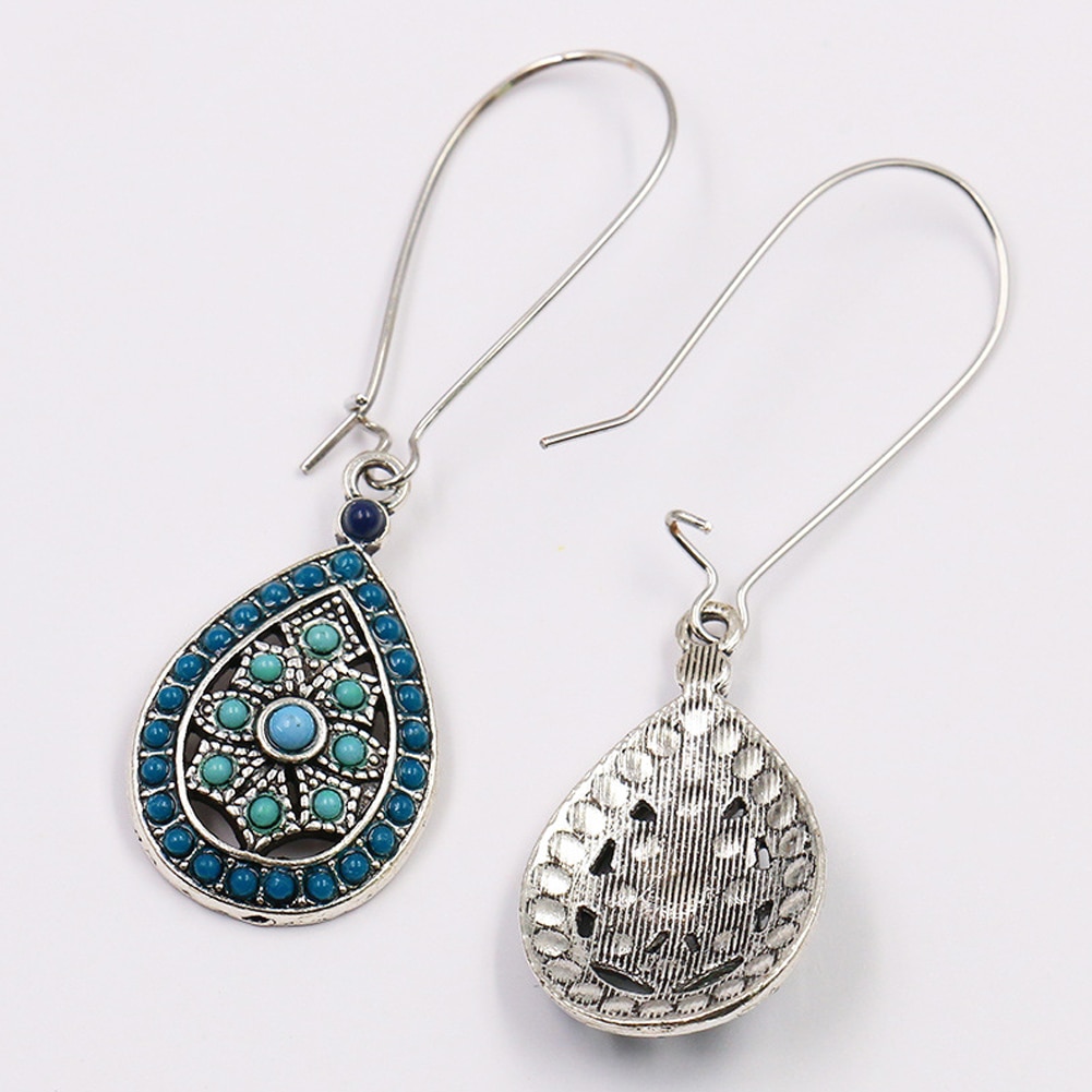 Jahrgang Boho Indien Ethnische Wasser Tropf Perlen Baumeln Ohrringe Für Frauen Weibliche Hochzeit Partei Schmuck Zubehör