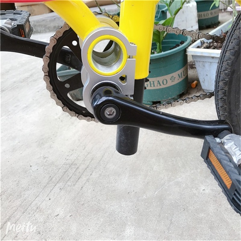 412 freundlicher Faltrad Boden Klammern Unten Verlängern Adapter freundlicher Fahrrad Kurbel Boden Achse Änderung Zubehör