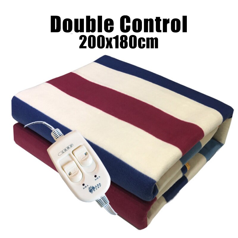 Electric Blanket Double Single 220V Electric Heating Blanket Bed Warmer Electric Heated Blanket Thermostat Fast Heating Heat Pad