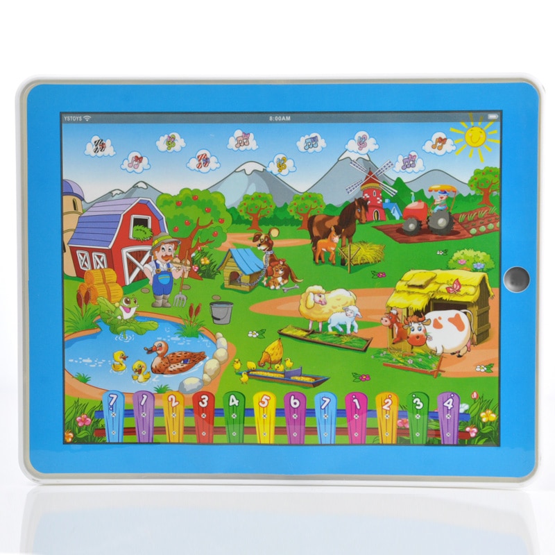 Farm in Tablet Toy Ypad Y-pad Table computer handle farm kids learning reading machine educational child toys 2b