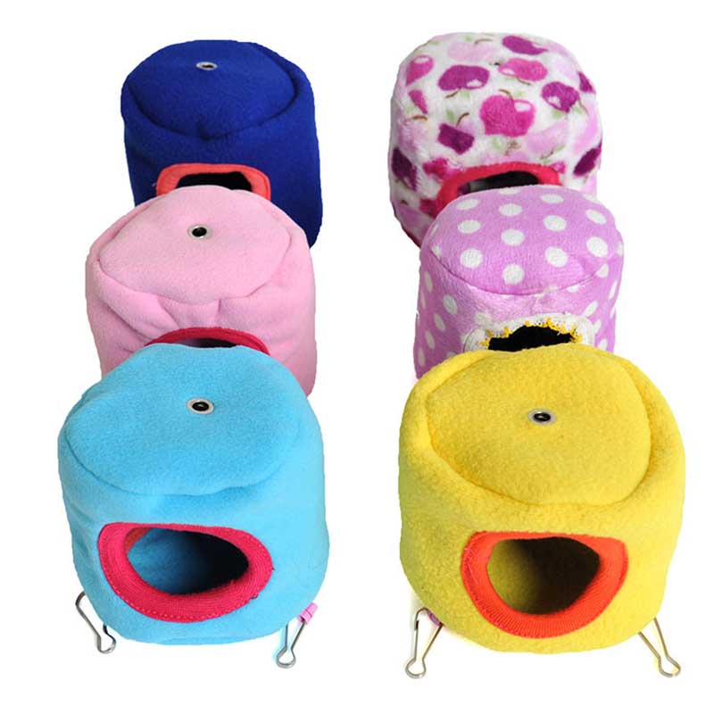 Warm Hamster Hangmat Opknoping Bed Huis Rat Syrische Hamsters Papegaai Nest Fret Eekhoorn Speelgoed Huisdier Winter Kooien Bjstore