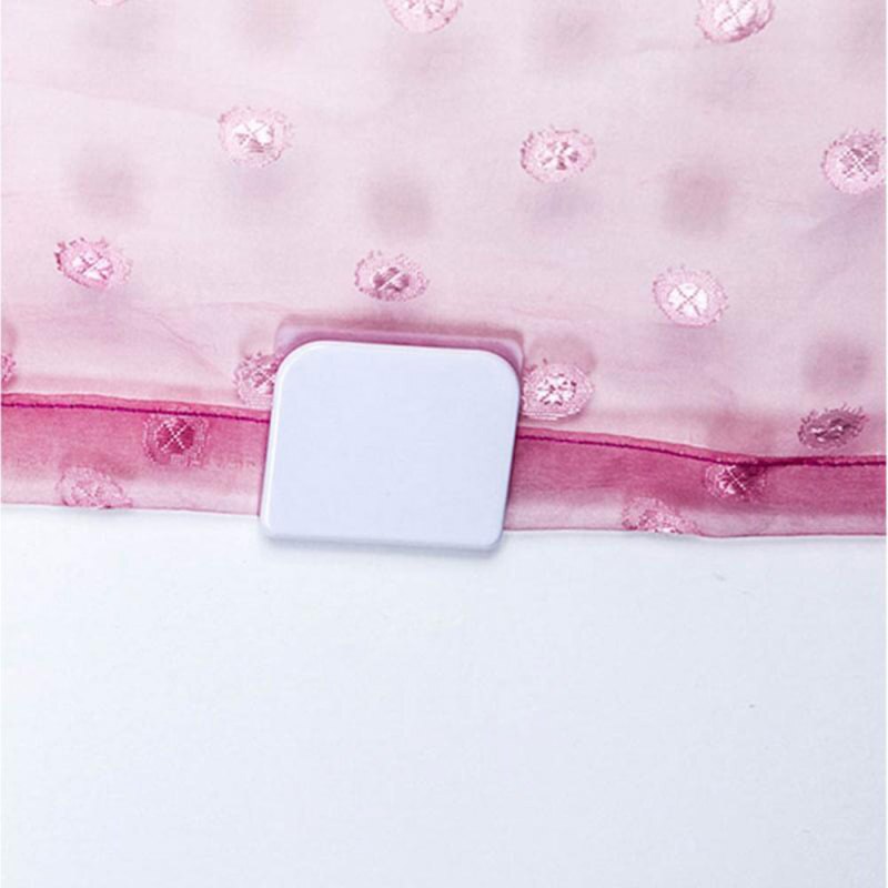 2Pcs/set Shower Curtain Clips Anti Splash Spill Water High Toilet Guard Shower Curtain Rings Clip Bathroom Products