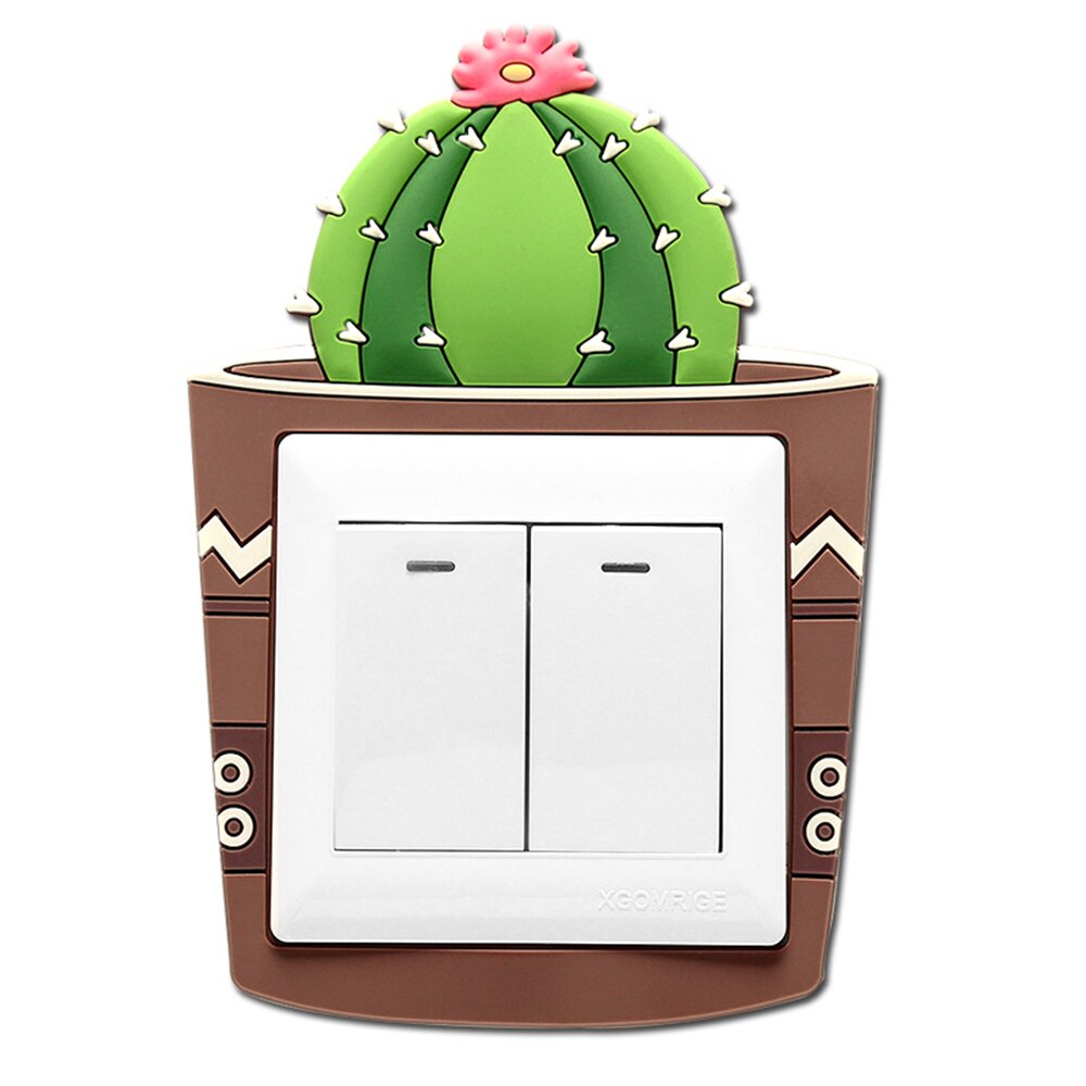 Cartoon 3D Luminous on-off Night Light Switch Outlet Wall Stickers for Kids Home Bedroom Living Room Decor House Decorations: 03