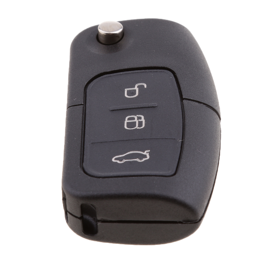Car 3-Button Remote Key Fob 4D63 Chip For Ford C-Max Fiesta Fusion