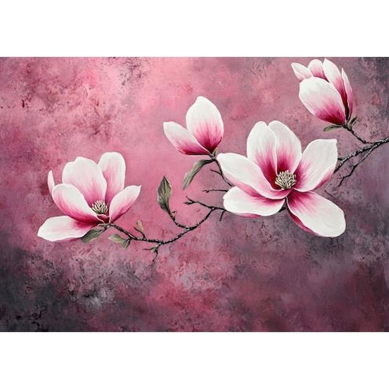 Photocustom 40 x 50cm bilde etter nummer blomster for maling på lerret håndlagde diy-sett for voksne tegning hjemdekorasjon: Lys gul / 35 x 50cm
