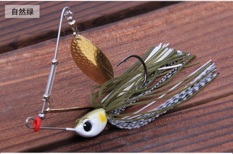 Angelkder Set 6 Stck Jig Spinner Spinnerbait - Hecht Kder Fr Barsch,  Zander & Wels