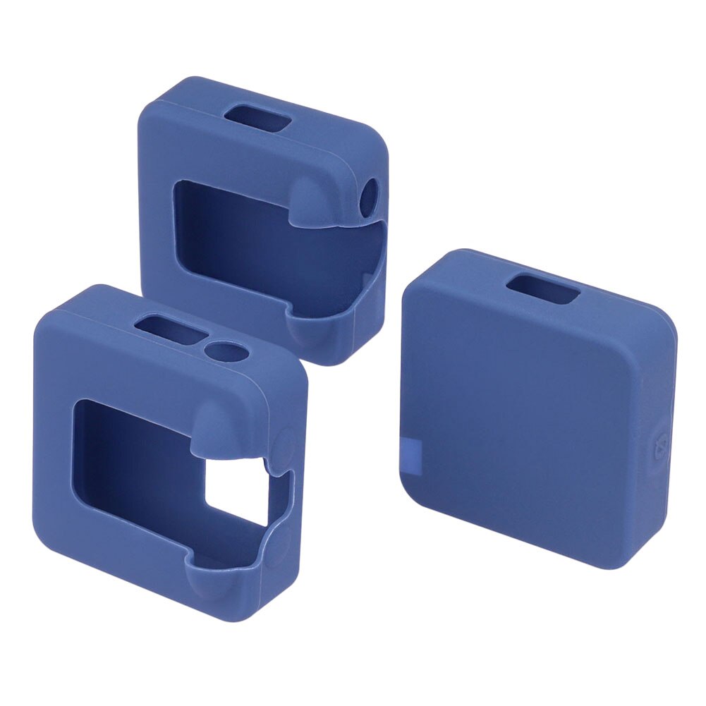 3 Stks/set Siliconen Mic Case Vervanging Microfoon Zachte Beschermhoes Voor Rode Draadloze Gaan Ii Microfoon Accessoires: Blauw