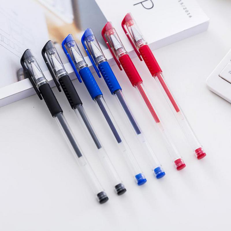 Jonvon Satone 30 pcs Verkoop 0.5mm Neutrale Pen Handtekening Gel Pen Europese Standaard Kantoor Pennen Kawaii Briefpapier School gereedschap