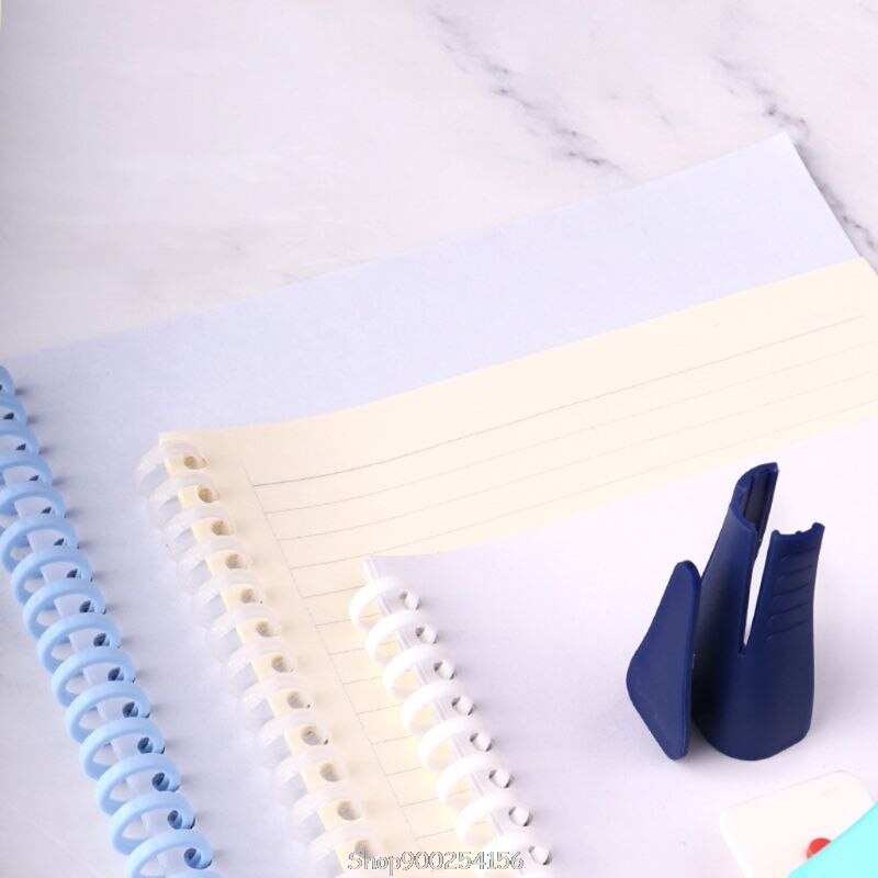 Plastic Loose Leaf Binder Ring Opener Closer for Binding Notebook Stationery Office School Supplies N12 20