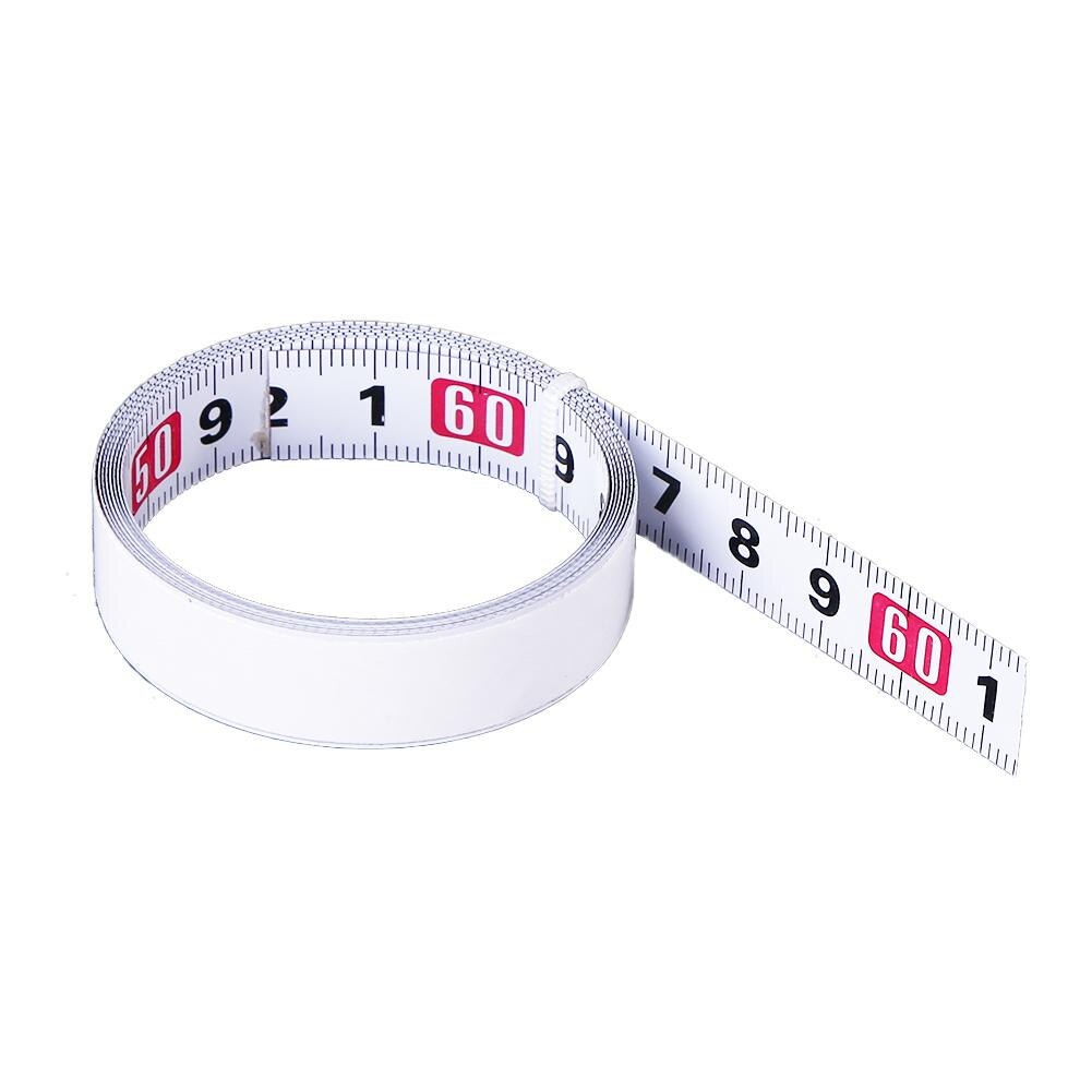 1m Metric Stainless Steel Scale Ruler Miter Track Tape Measure Woodworking Ruler Suitable For Metal And Other Solid Surfaces: M White