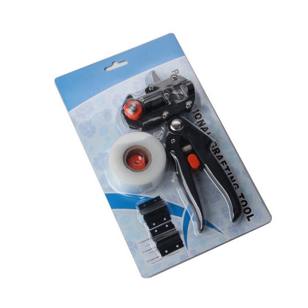 2 IN 1 TOOL KIT Garden Pruning Grafting Tool Garden Plant Branch Vine Fruit Tree Cutting Tool Comfortable Holding Kits Scissors: with Tape