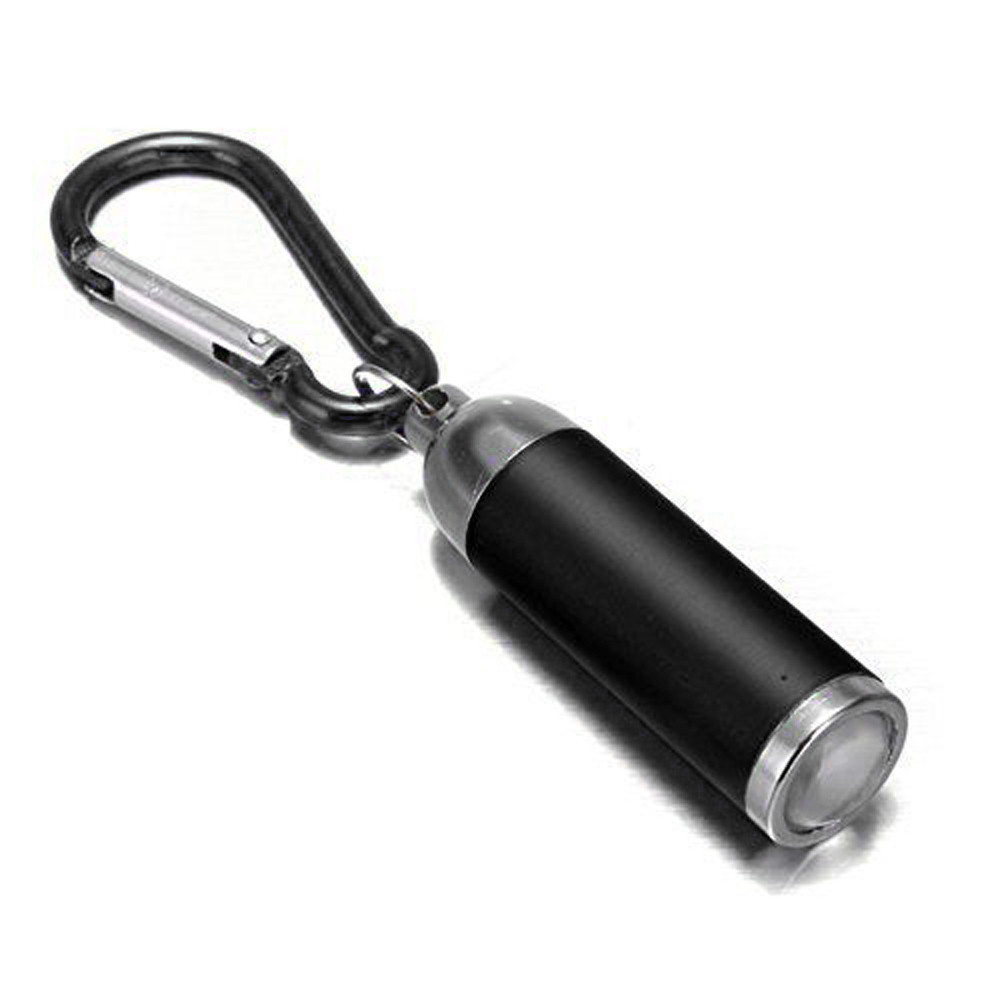 KLEINE Taschenlampe Zu Ultra Helle Mini LED Camping Taschenlampe Taschenlampe Schlüsselanhänger Tragbare Schlüsselbund mit Mikro-licht Z0815: Schwarz