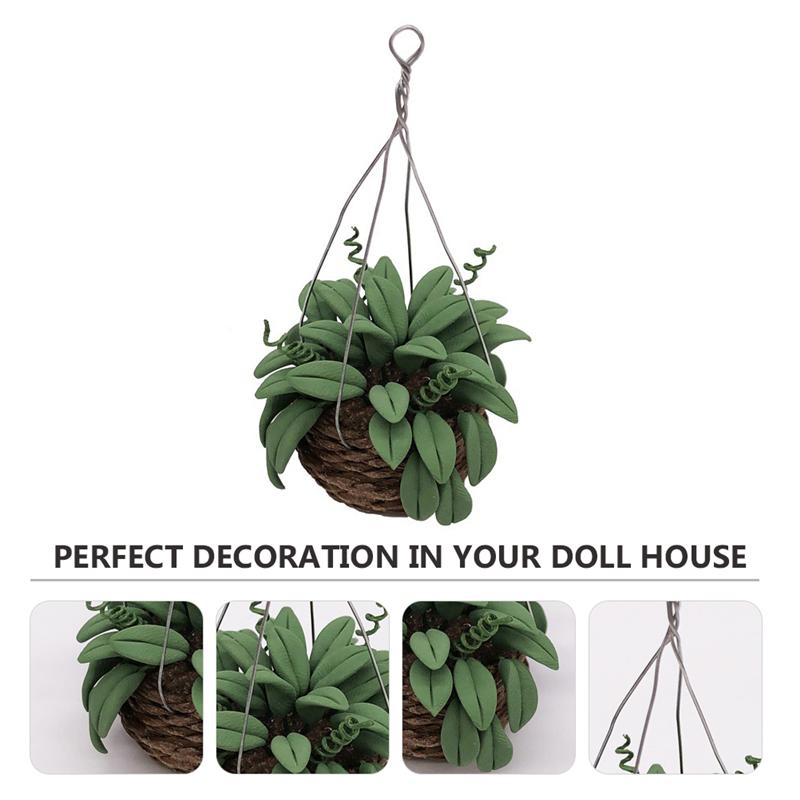 Green Adorable Portable Lovely Resin Plant Pots Micro Landscape