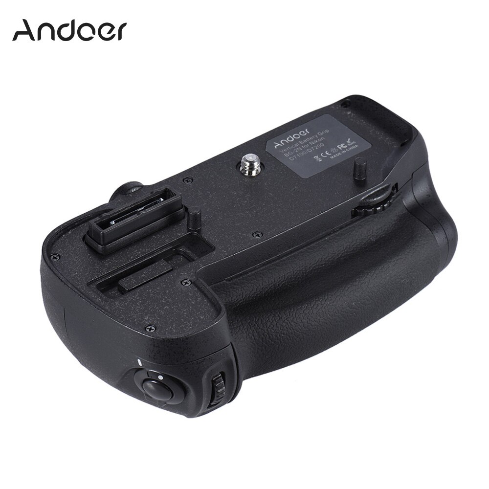 Andoer BG-2N Vertical Battery Grip Holder for Nikon D7100/D7200 DSLR Camera Compatible with EN-EL Battery