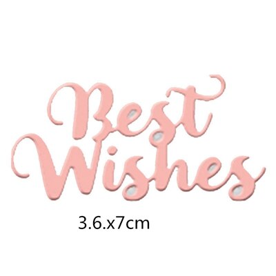 Letters Merry Christmas Metal Cutting Dies Stencil for DIY Scrapbooking Photo Album Embossing Cards Making Decorative Crafts: H1638